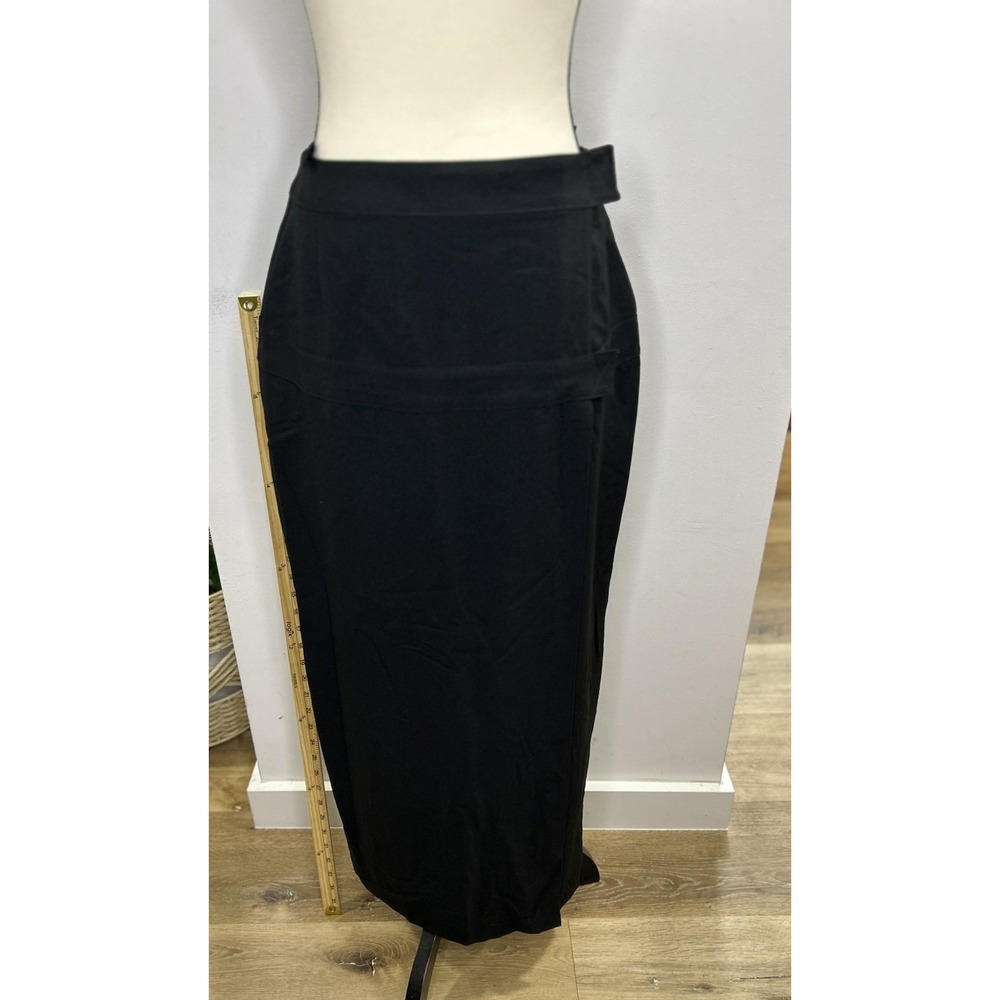 Vintage Exclusively Tailored By Wolfgang‎ Kaiser Black Color Skirt Size 8